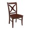 International Concepts 42 in. Dual Drop Leaf Table with 4 Cross Back Dining Chairs - 5 Piece Dining Set K581-42DP-C-14-4 - alternate 6